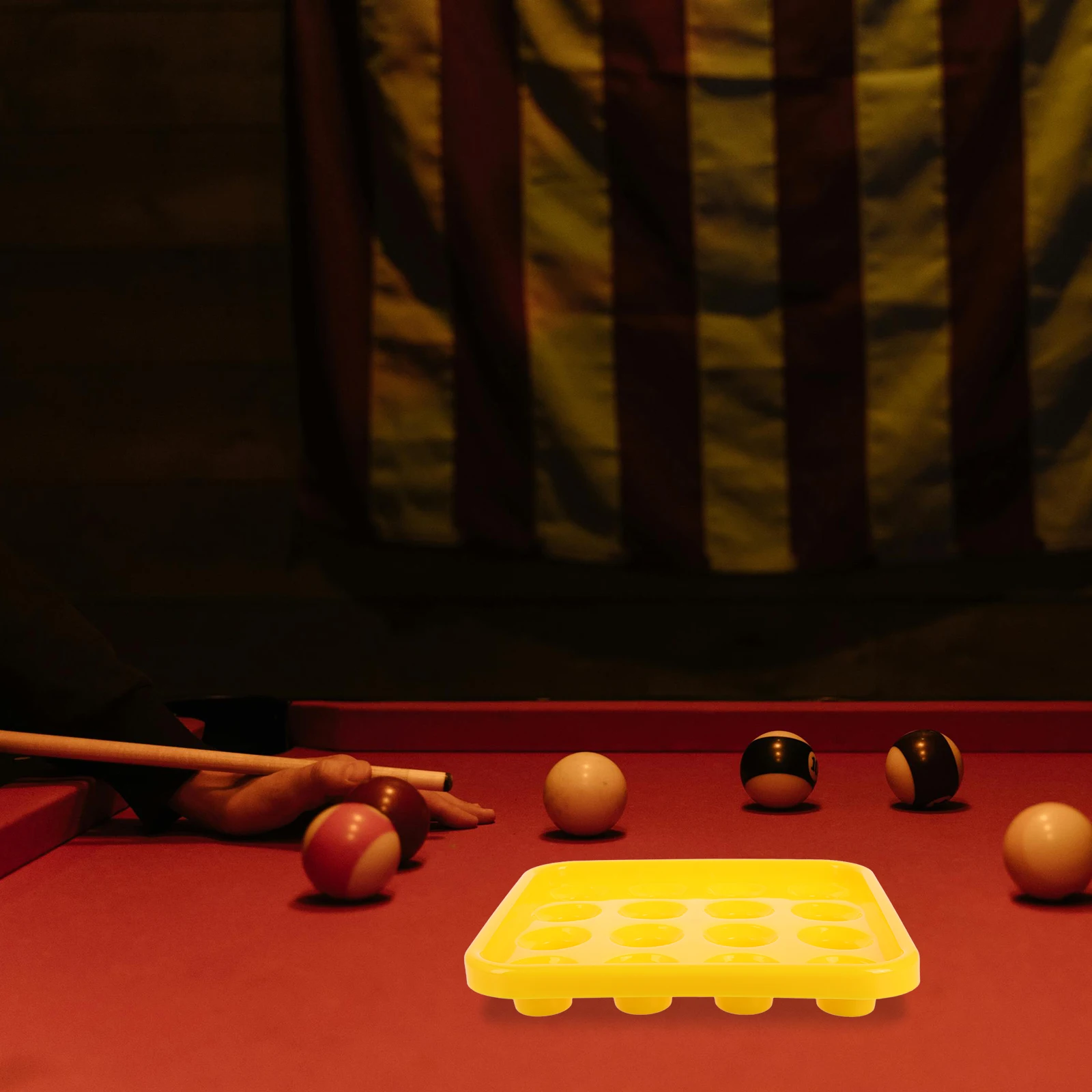

Billiards Storage Box Ball Holder Tray Rack Organizer Dish Plate Container Accessories