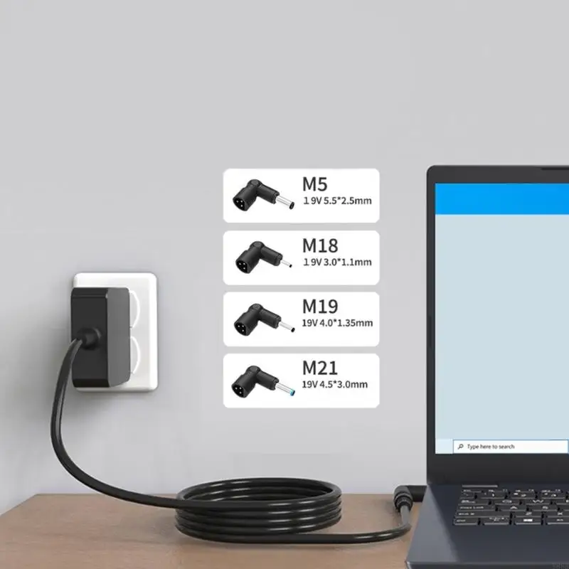 Y88B خفيفة الوزن 19V 3.42A 65W 5.5x2.5mm 4.0x1.35mm 4.5x3.0mm 3.0x1.1mm محول محول الكمبيوتر المحمول لـ x7555j ux481 ux481fl