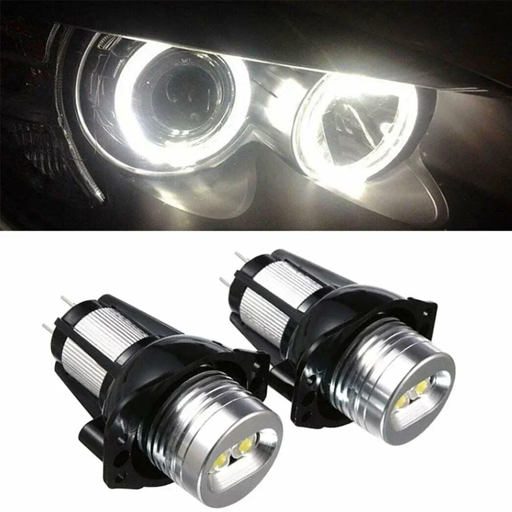 

For BMW E90 E91 2006-2008 LED Bulbs LED 12W Pair Halo Ring LED Eyes Marker Light White 6000K Wholesale Brand New