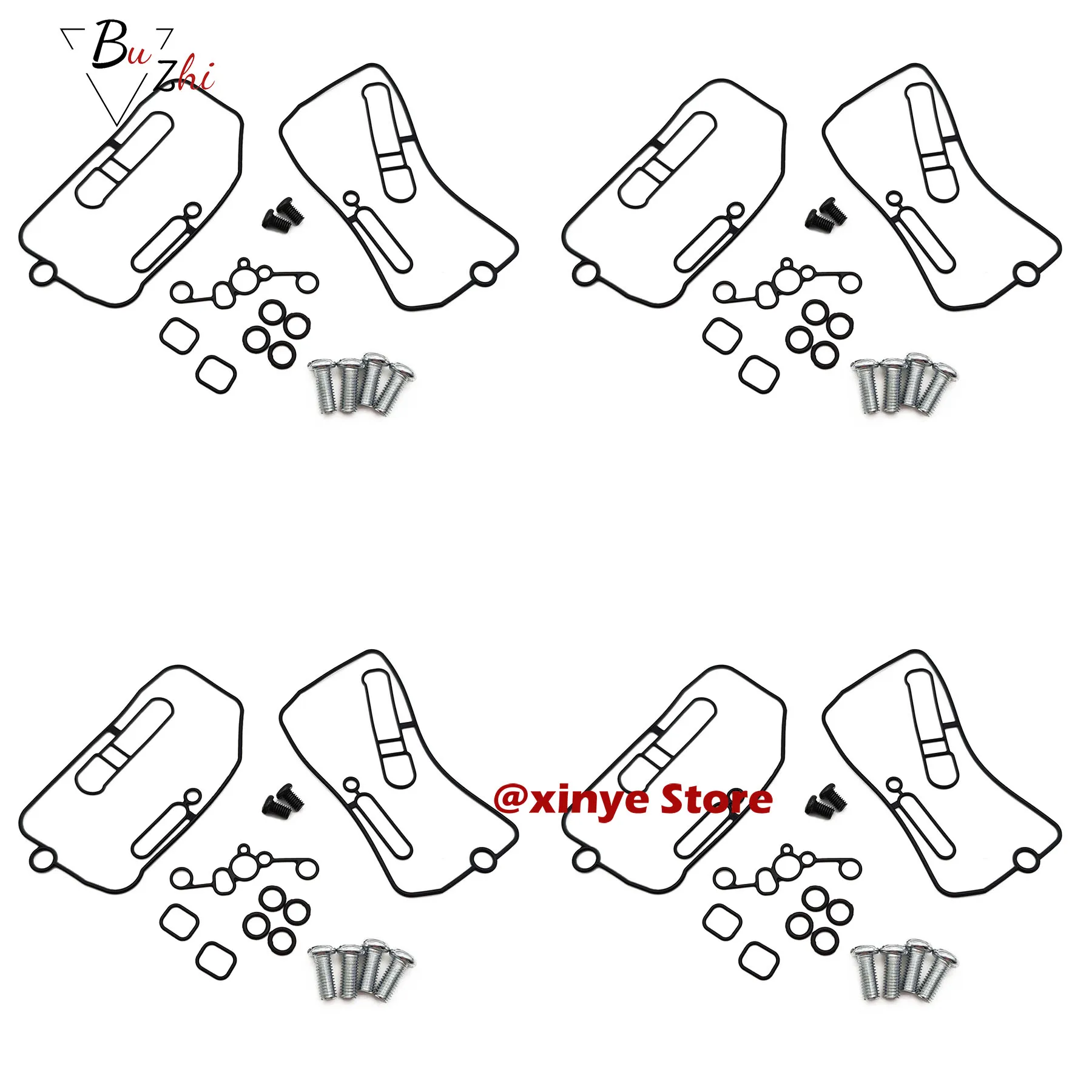 Carburetor Repair Kit Mid Body O-ring gasket for Keihin FCR-MX CRF250R CRF250X CRF450R CRF450X TRX450ER TRX450R