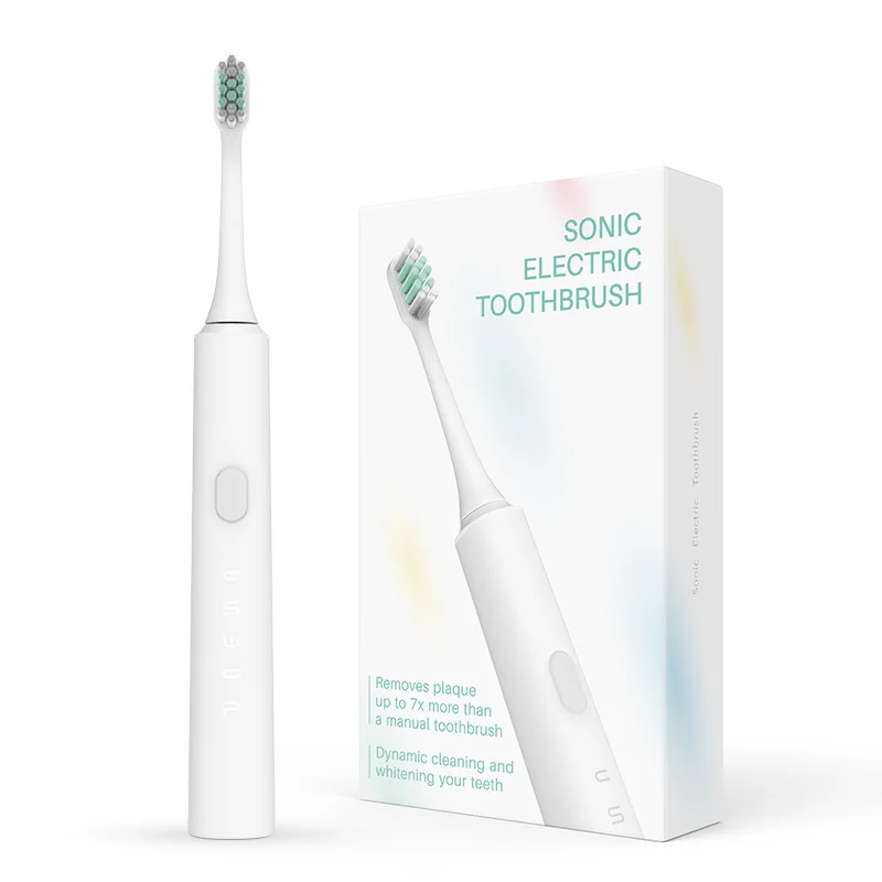 Brosse à dents électrique sonique pour adultes, étanche, sans fil, charge magnétique, automatique