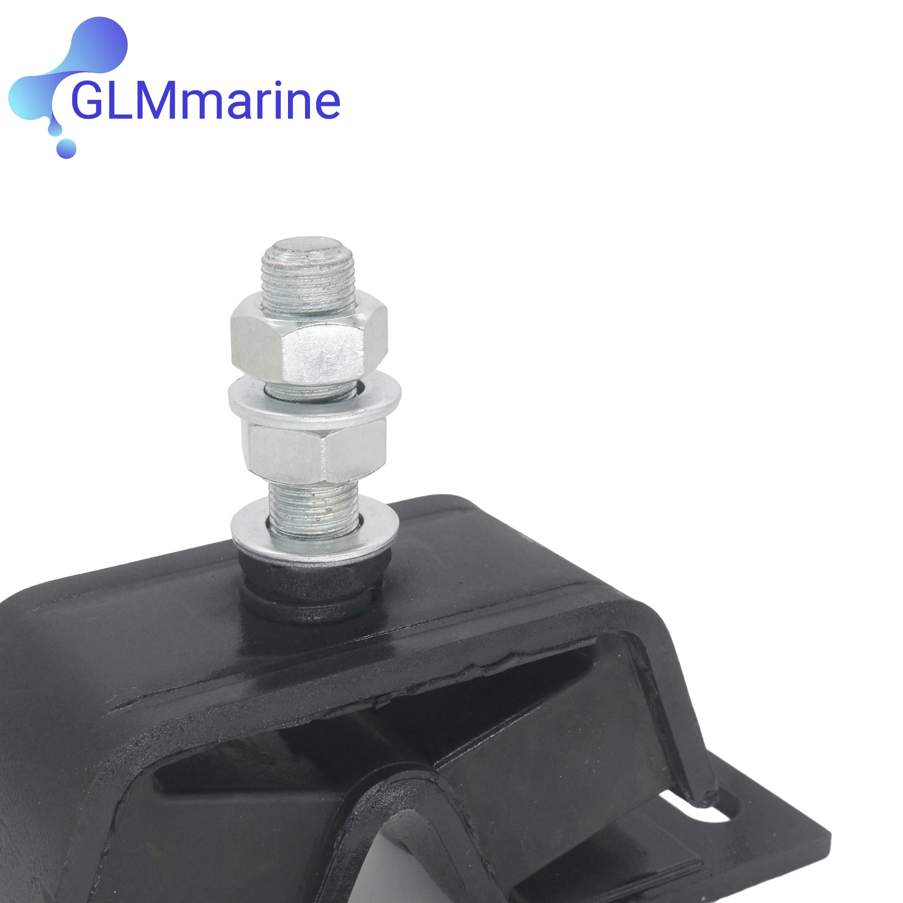2 Set 128270-08341 Boat Diesel Engine Mount Compatible with Yanmar Marine 2GM 2GM20 2YM15 3GM 3GM30 3YM20 3HM 3JH 128270-08340