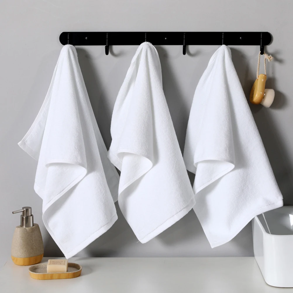 4 pçs 35x75cm algodão puro engrossado macio absorvente toalhas de banho facial para hotel spa casa ginásio rosto lavagem toalhas de algodão