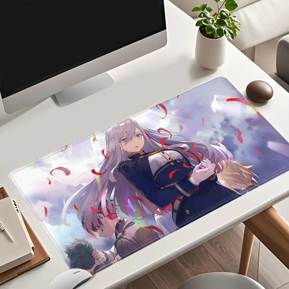 Anime 86 Eighty Six Mouse Pad Gamer Rgb Desk Mat Back Light Led Mousepad Setup Gaming Accessories Deskmat Big Mousepad Backlight