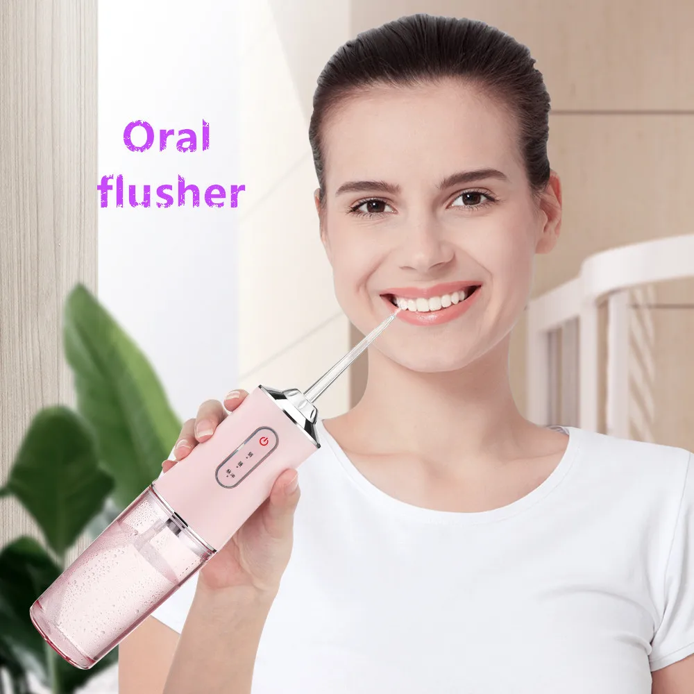 

Dental Irrigator Oral Irrigator USB Rechargeable Water Flosser Portable Oral hygiene Irrigator Teeth Whitening Teeth Cleaner Mak