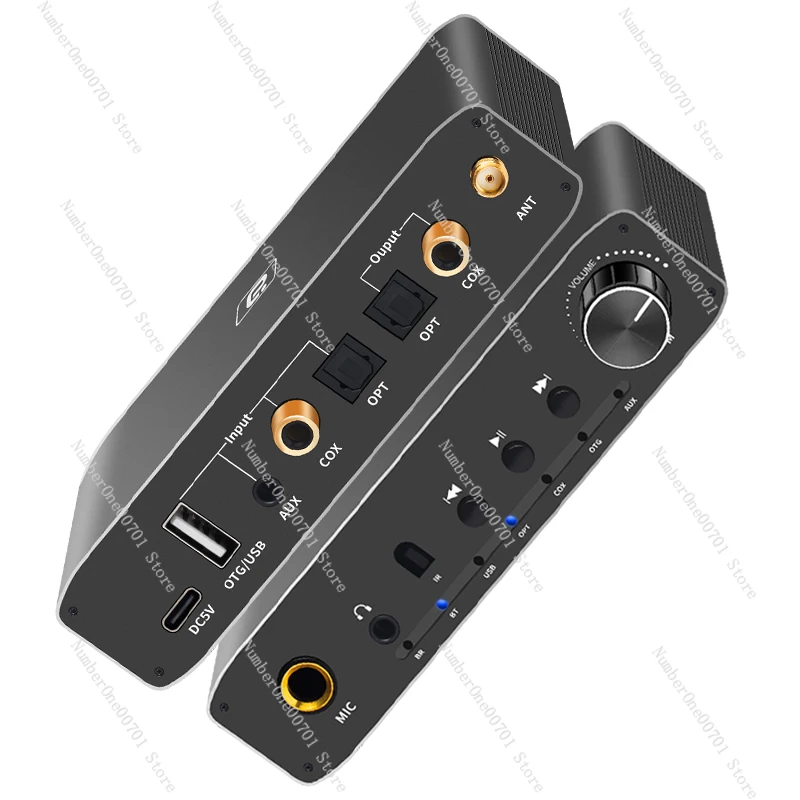 

Bluetooth 5.3 Audio Receiver Transmitter Digital-to-Analog Conversion Mark Kefeng Sound Card Earphone Amplifier U Disk Player