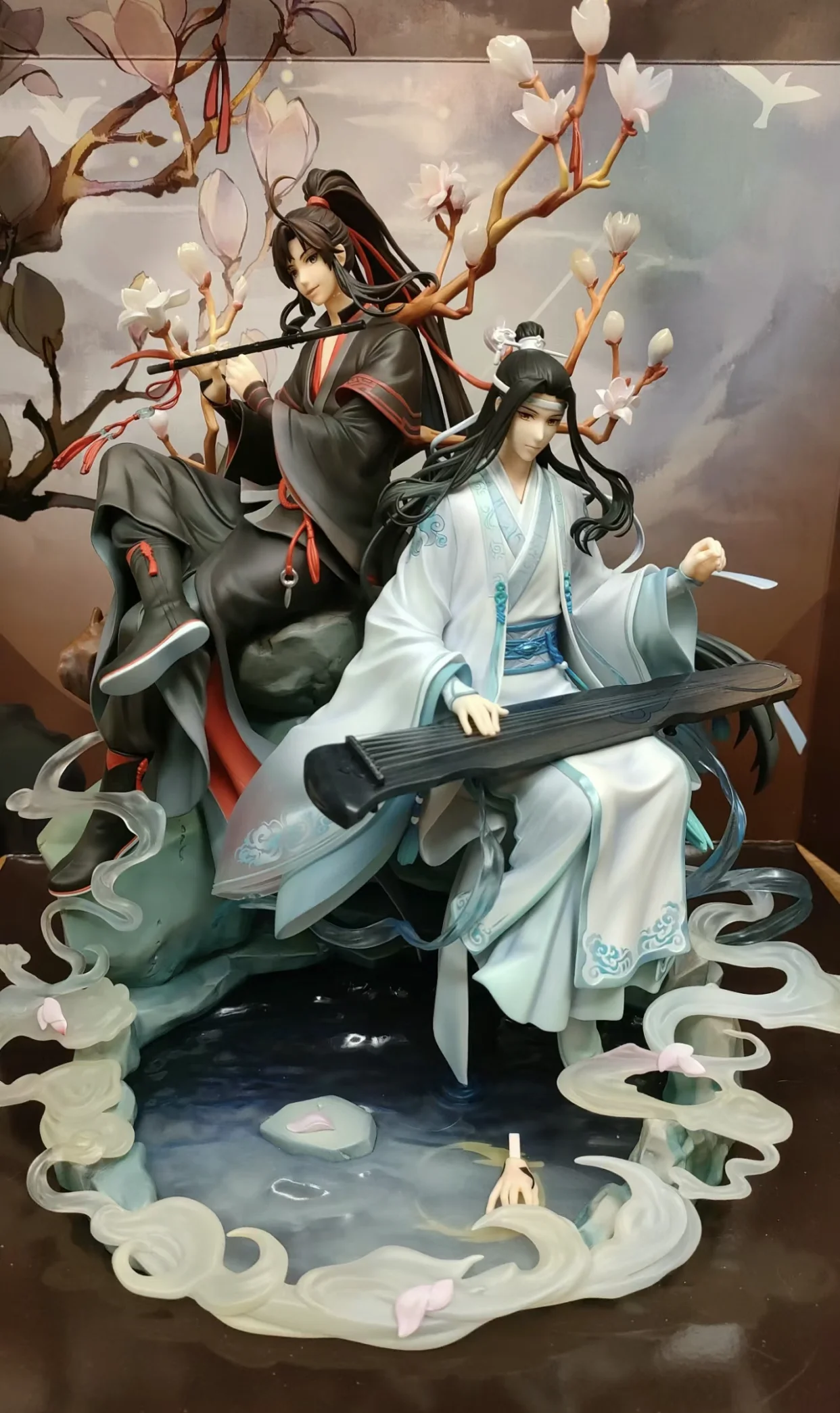 Mo Dao Zu Shi Anime Character 1/8 Handmade Models Wei Wuxian Lan Wangji  Models Desktop Decoration Collectibles Toys Gifts