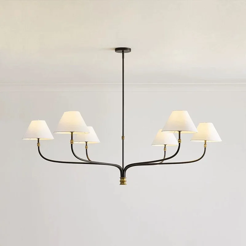 

Retro Simple Led Pendant Lights for Living Dining Room Food Tables Kitchen Designer Chandelier Home Decor Lusters Luminaires