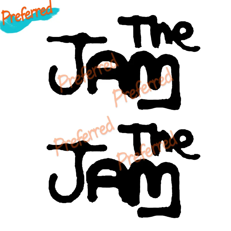 2x Pegatinas de vinilo The Jam Decal Sticker Mod Northern Soul Scooter LI TV SX GP PK PX Personalizables en cualquier tamaño - Sin fondo
