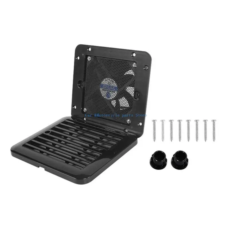 Y9UC Trailer Side Mount Ventilation Blower 12V 4.8W Quiet Exhaust Fan For Yacht Motorhome Boat Bathroom Kitchen Installation