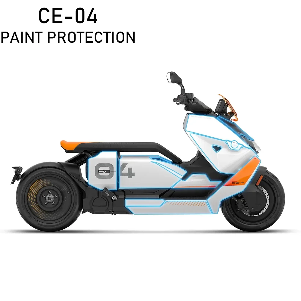 For BMW CE04 CE-04 CE 04 Anti -scratch Film Body Protection Stickers Paint Protection TPU Paint Total Protection Kits