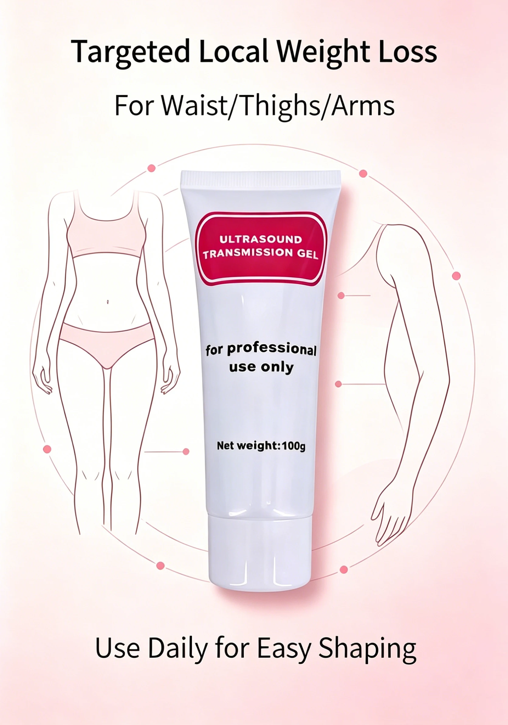 

YAOYUAN Ultrasonic RF Gel for Cavitation Body Slimming Beauty Machine Radio Frequency Conductive Gel for RF Fat Burning Device