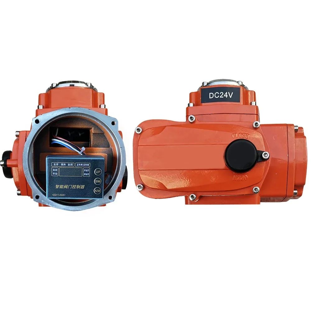 2025Exd II CT4 Explosion Proof Degree Rotary Quarter Turn 220V AC Regulation 4-20ma dc Motorized Electric Actuator