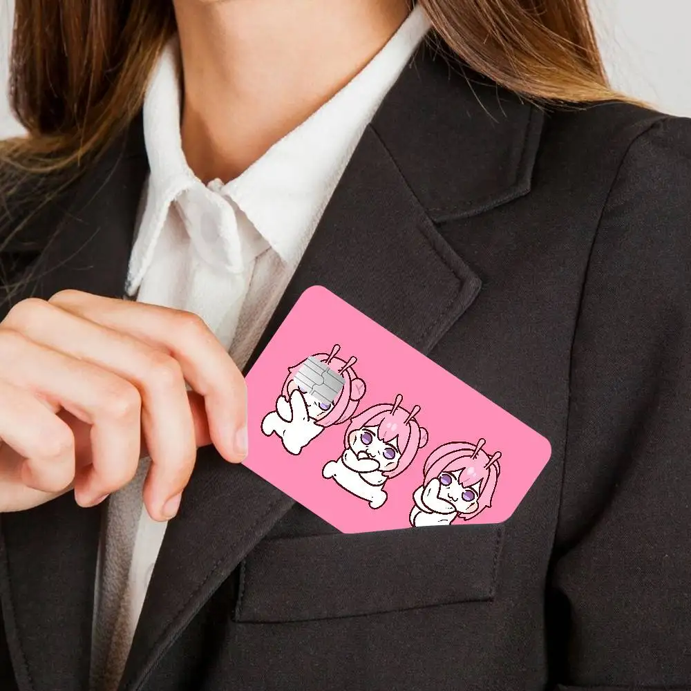 D-Dorothy DORO Cartoon Fashion Matte Gold Silver Black Matte Film Skin Sticker Tape For Bank Credit Debit Card