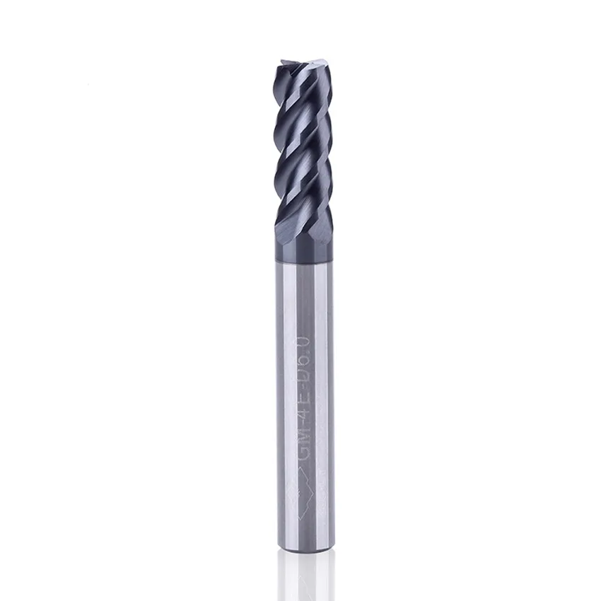 GM-4E GM-4E-D7.0 D8.0 D9.0 D10.0 D11.0 D12.0 D14.0 D16.0 D18.0 D20.0 ZCC.CT Four Edge Parallel shank Flat End Mills 1pcs/box