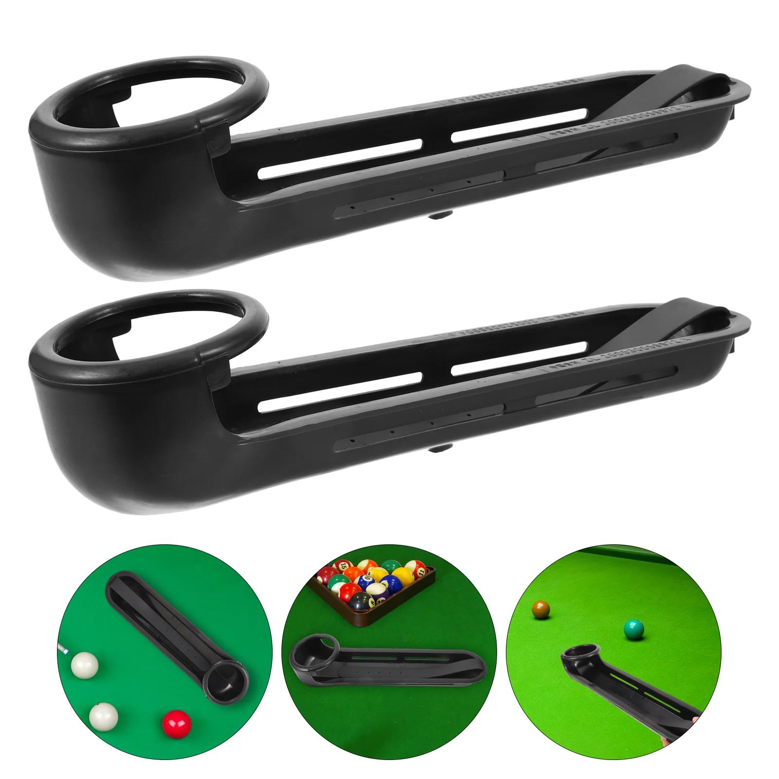 

6Pcs Snooker Ball Track Plastic Ball Dropping Track Billiard Supplies Pool Table Accessories Accurate Trajectory