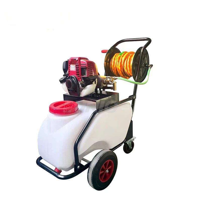 50 Liter electric garden agriculture machinery equipment pump sprayer with trolley gasoline power mist sprayer machine