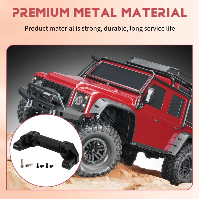 Aluminium legierung TRX-4 Front fender Basis Stoßstange Balken für Traxxas TRX-4 1/10 RC Crawler Trx4 RC Auto Upgrade Teile