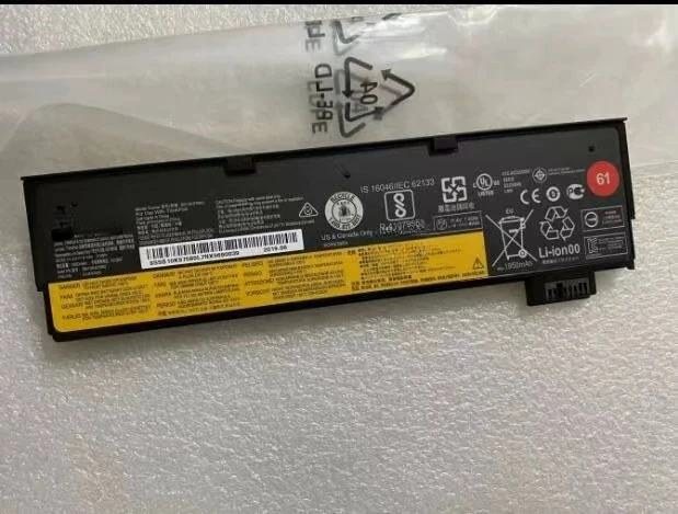 ，。for Lenovo T470 T480 T570 T580 P51S P52S flat-bottom 3-core battery，。  01AV424