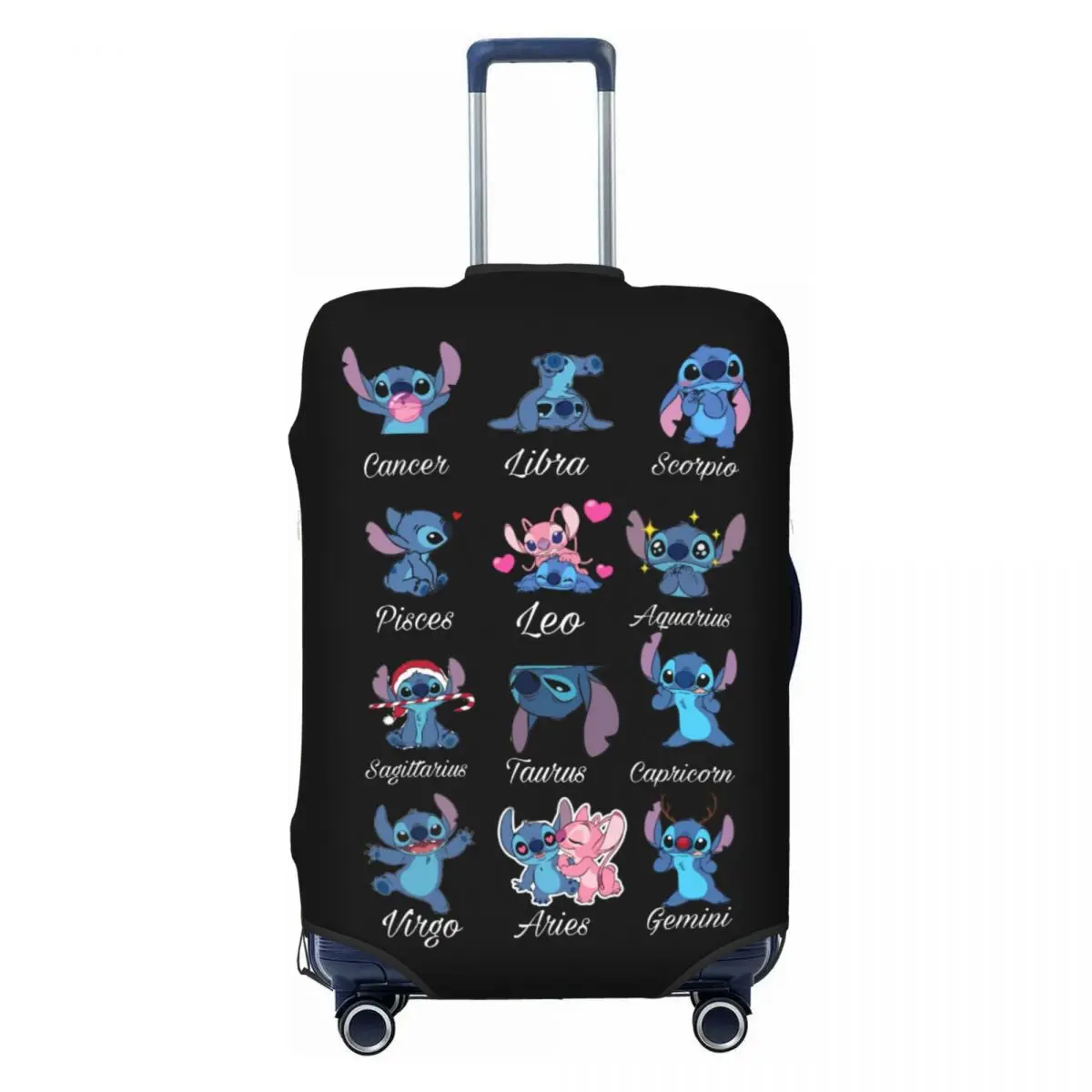 

Custom Emotions Of S-Stitch Luggage Cover Funny Suitcase Protector Covers Suit For 18-32 inch