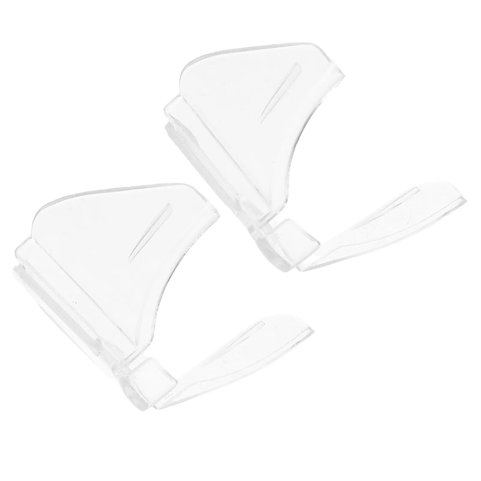 

2 шт. прочных многоразовых боковых защитных экранов для очков из поликарбоната: надежная фиксация, защита глаз, универсальное применение для лабораторий и больниц