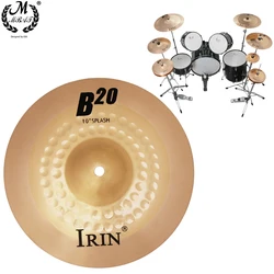 Piatto B20 da 10 pollici Gong Piatti in bronzo fosforoso Strumenti a percussione Parti Accessori Kit piatti per batteria Crash Hi-Hat