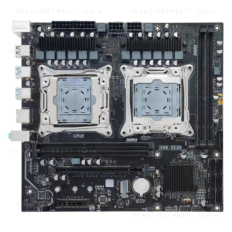 X99 Dual CPU Motherboard LGA2011 DDR4 DDR3 Server Gaming Board 2 Processor