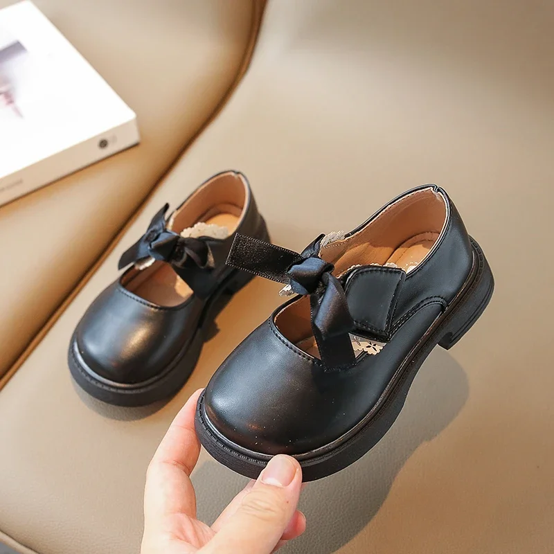 Girls Lolita Mary Jane Shoes Thick Sold Causal Children's Leather Shoes Fashion Versatile Kids Princess Shoes Spring Autumn Chic