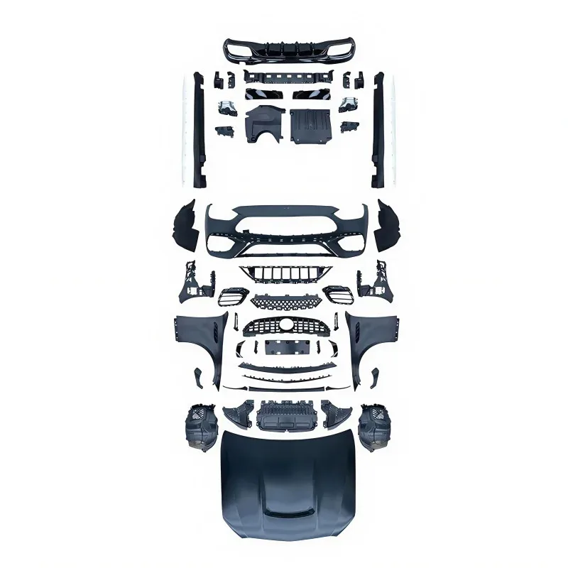 

Suitable for C-Class W206 Modified Wide Body C63s Front Bumper Rear Bumper Side Skirts Rear Bumper Surround