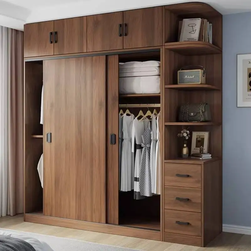 Divider European Wardrobes Divider Decoration Sliding Drawers Wardrobe Closet Shelves Closet Muebles Para Hogar Furniture