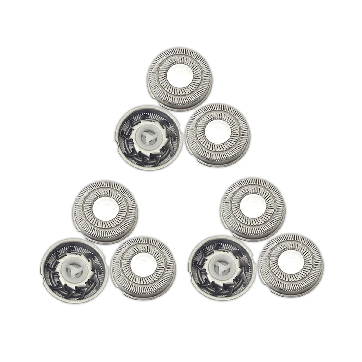 플라이코 면도기용 전기 면도날, FR6 면도기 헤드 교체 액세서리, 더블 링 블레이드, 9 개 