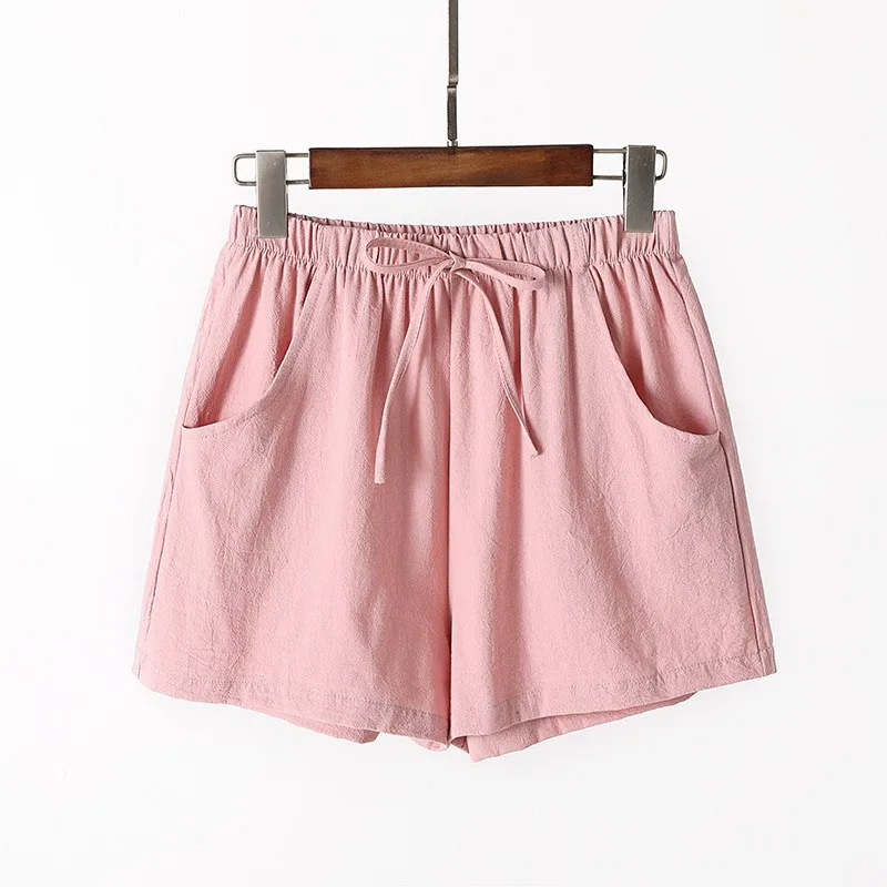 Hohe Taille Baumwolle Lauf orts frauen Sommer Lose Fit Spor Casual Hosen Große Größe Outdoor Tragen Student Hot Pants