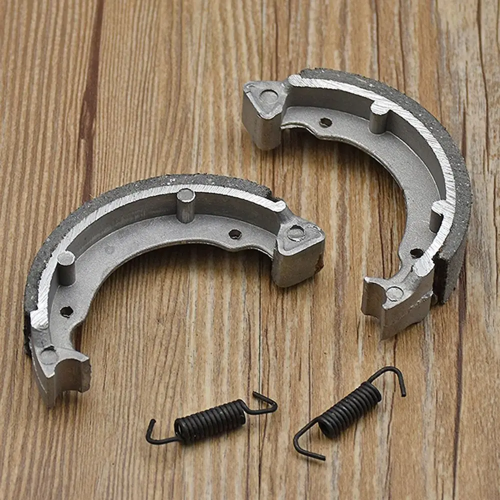 Moped Scooter 90mm 75mm Rear Drum Brake Pads Shoes Motorcycle Brake System Motorbike Brake Shoe Metal Spring TB50 AG5