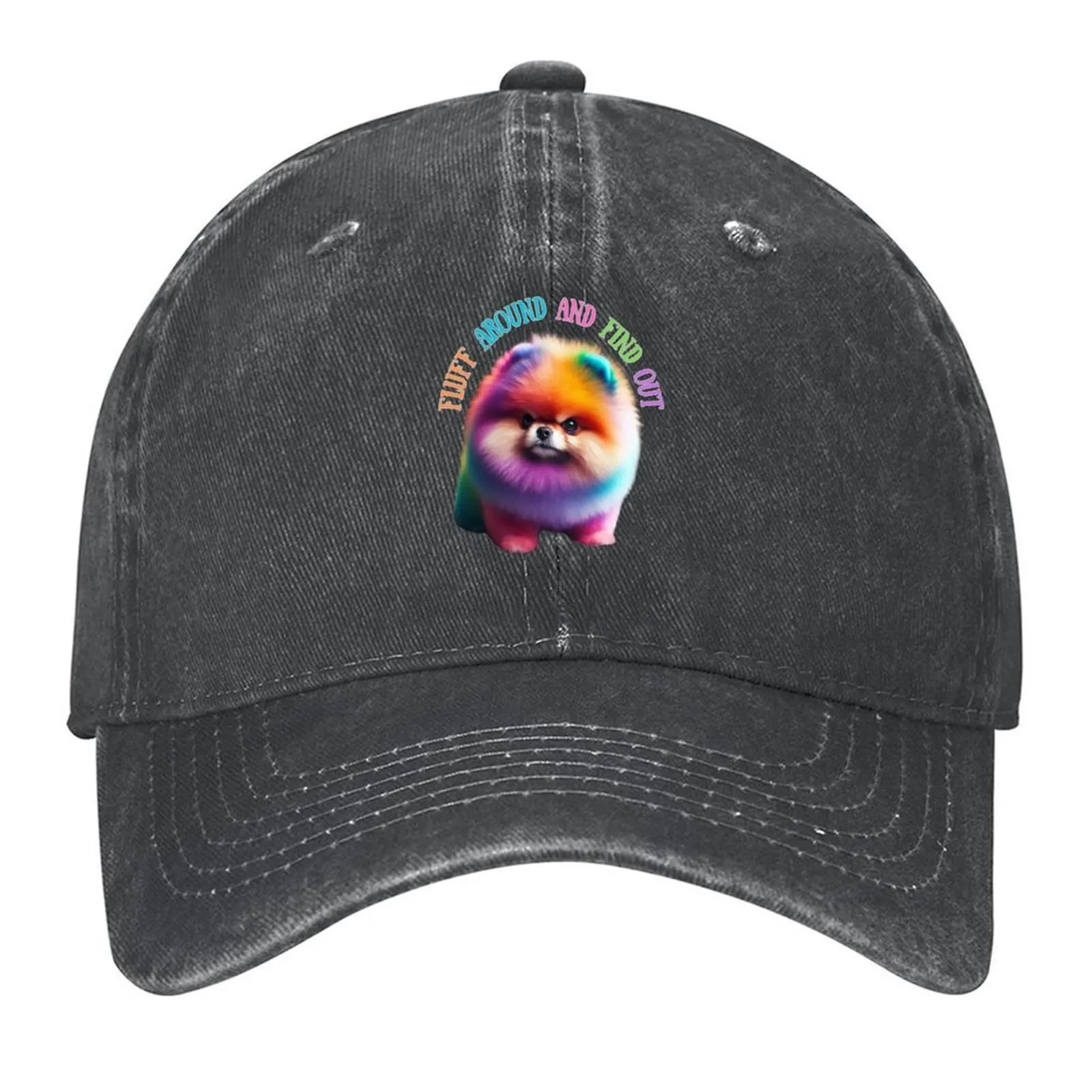 

Fluff Around and Find Out Dog Baseball Cap tactical cap Mountaineering Uv Protection Solar Hat Golf Hat Man Hats For Men Women's