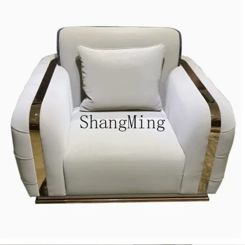 

CL modern simple new light luxury leather buckle sofa combination living room minimalist villa high-end luxury furniture
