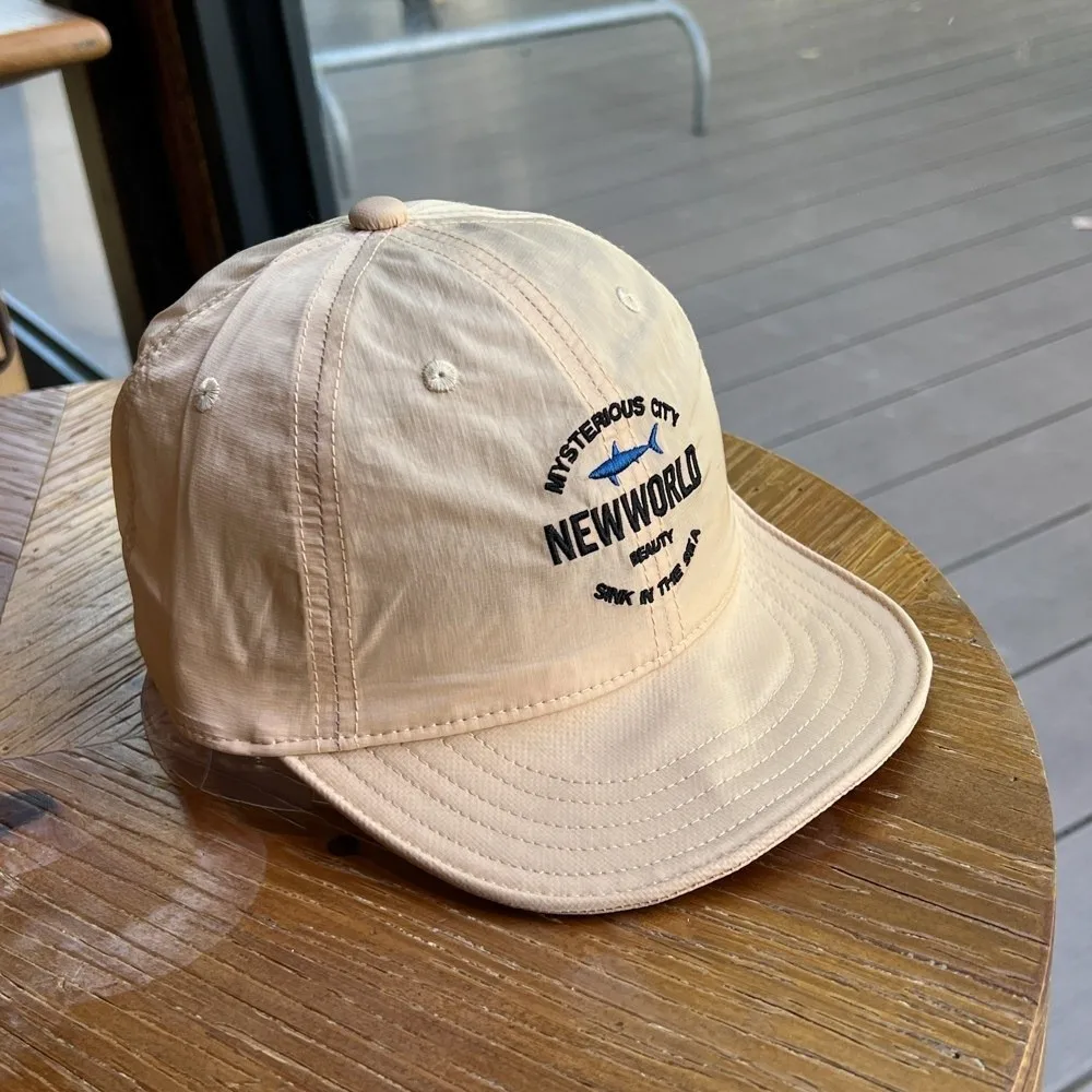 Breathable Fabric Baseball Hats Letters Embroidered Quick Dry Material Peaked Caps Sunshade Feature Unisex Design Sunshade Hats
