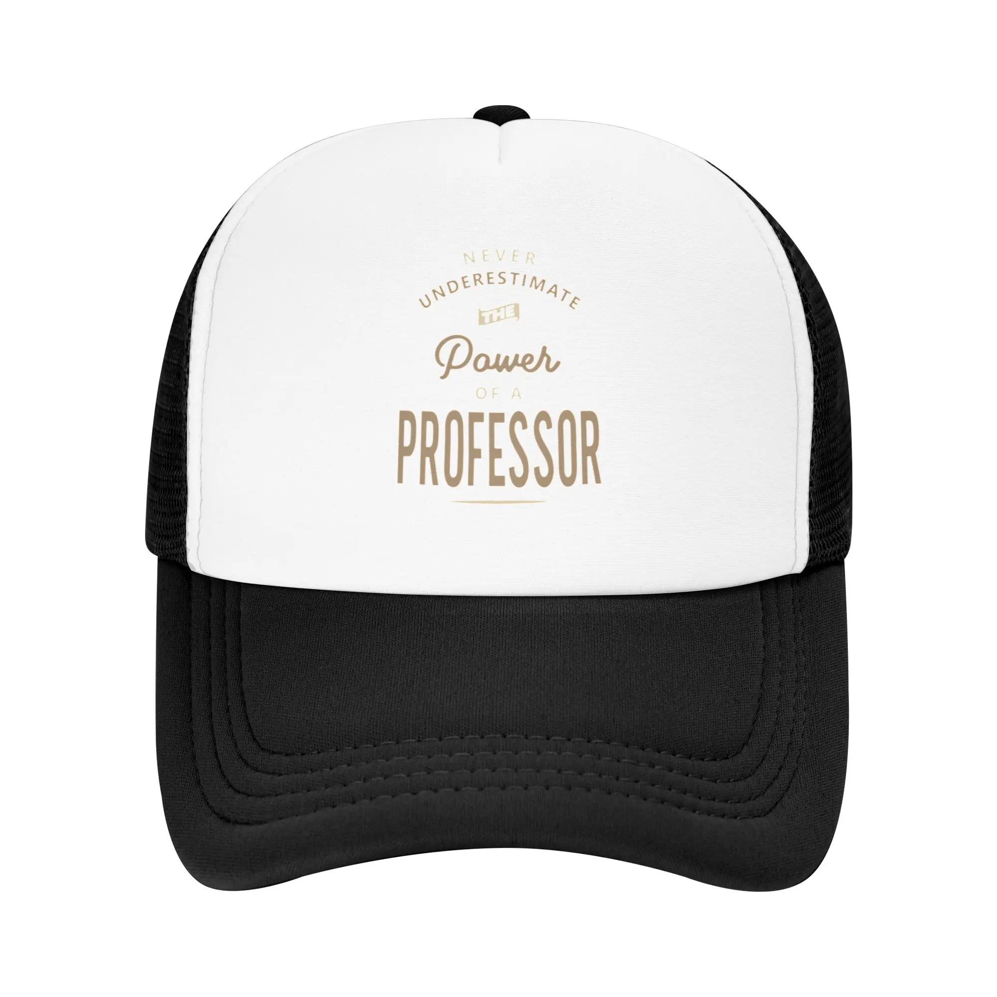 Fashion Professor Funny Job Title Profession Birthday Worker Mesh baseball cap  Suitable For Oval Faces Summer Woman Cap