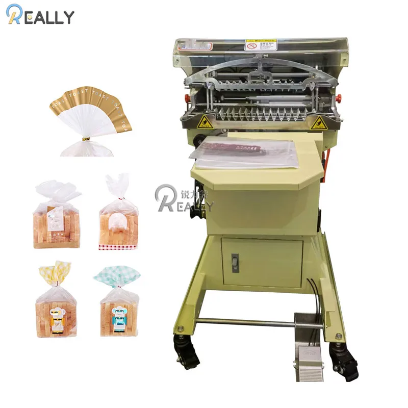 Halbautomatische Brot-Twist-Tie-Maschine für Bäckerei, fußbetriebene Haustier-Metallic-Twist-Brot-Bindemaschine, Gebäck, Geschenk, Brot-Versiegelung