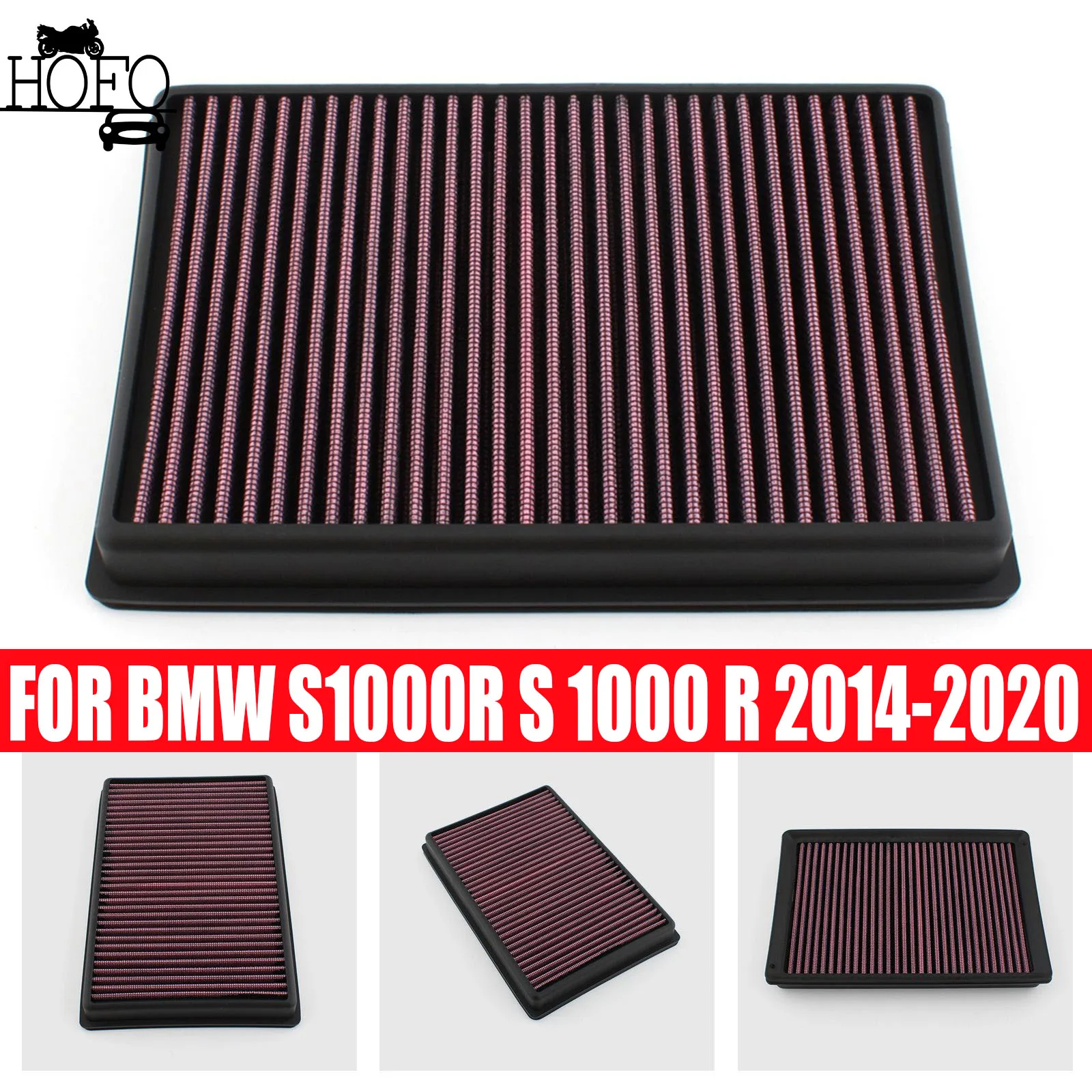 

S1000R Motorcycle High Flow Air Filter Intake Cleaner FOR BMW S1000R S 1000 R 2014-2020