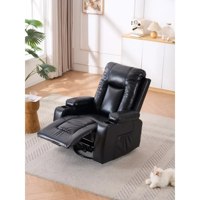 Lazy sofa first-class space multi-function cabin, living room electric reclining and sleeping single sofa rotating and leisure