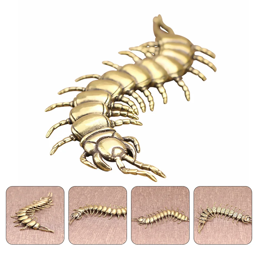 

1pc Creative Decor Brass Delicate Sculpture Ornament Gift Brass Tea Pet Craft Unique Decorative Tea Tray Pet