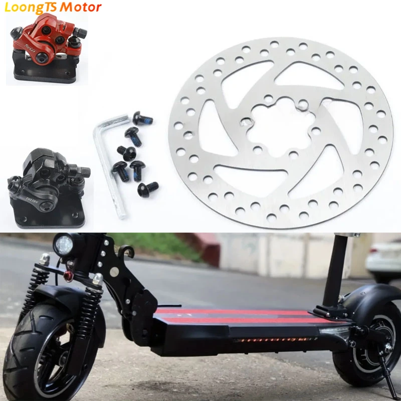 

140MM Motorcycle Right Disc Brake Base Spare Dirt Bike Part Electric Scooter Skateboard for KUGOO M4 PRO Replacement Accessories