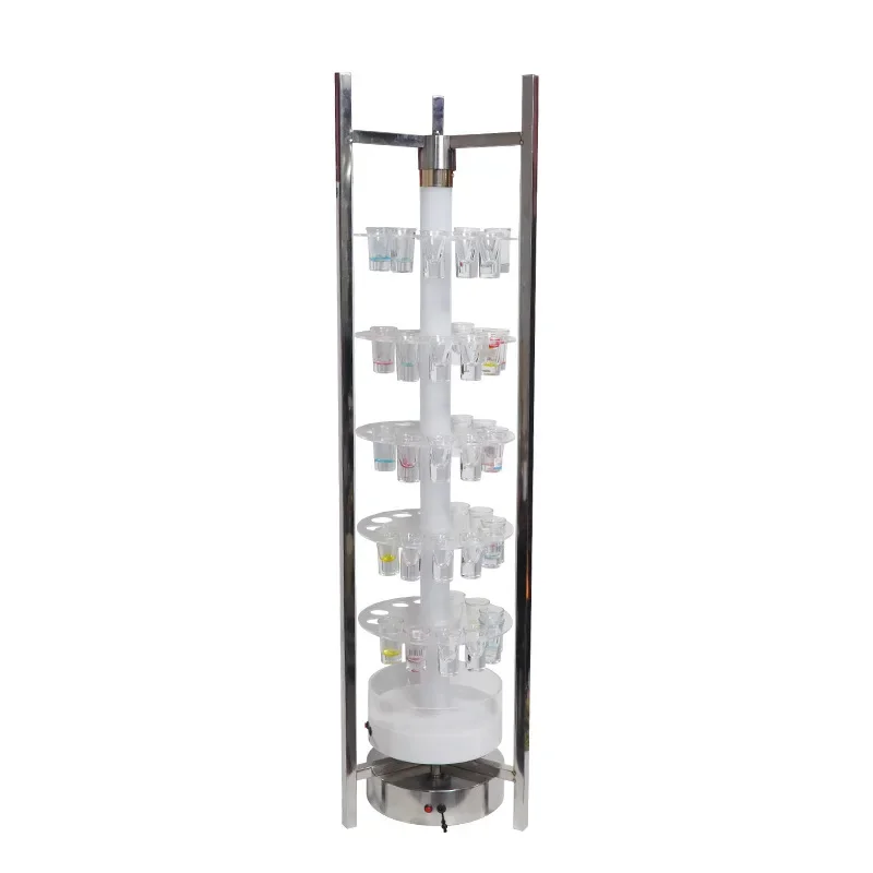 

Bar cocktail rack, one-shot luminous rotating cup holder, ktv champagne, foreign wine, bullet cup holder, wine rack