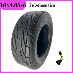 Wanda 10x4.00-6 Tubeless Tire with Vavle for Electric Scooter 10*4.00-6 High-quality Wear-resistant Vacuum Tyre Parts