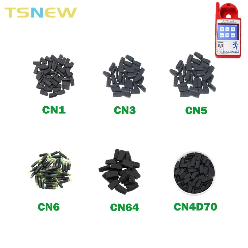 5pcs Transponder Chip CN1 CN2 CN3 CN5 CN6 CN4D70 80BIT Chip for CN900 CN900MINI ND900 COPY 4C 4D 46 48 G Chip 4D61/62/65/66/67