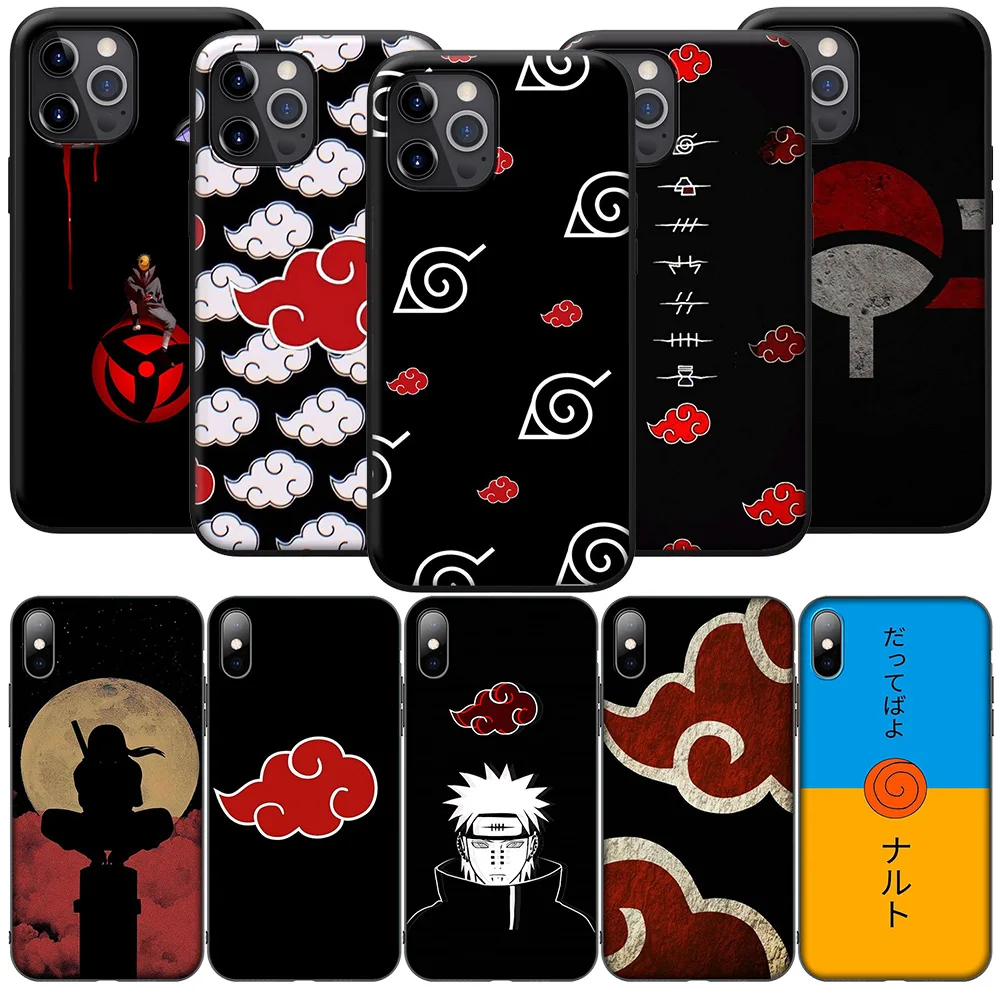 New High-End Phone Case for Xiaomi Redmi Note 11 11s 10 10s 9 9s 10t 8T 8 7 6 Pro Max JA4 Anime Akatsukis cloud