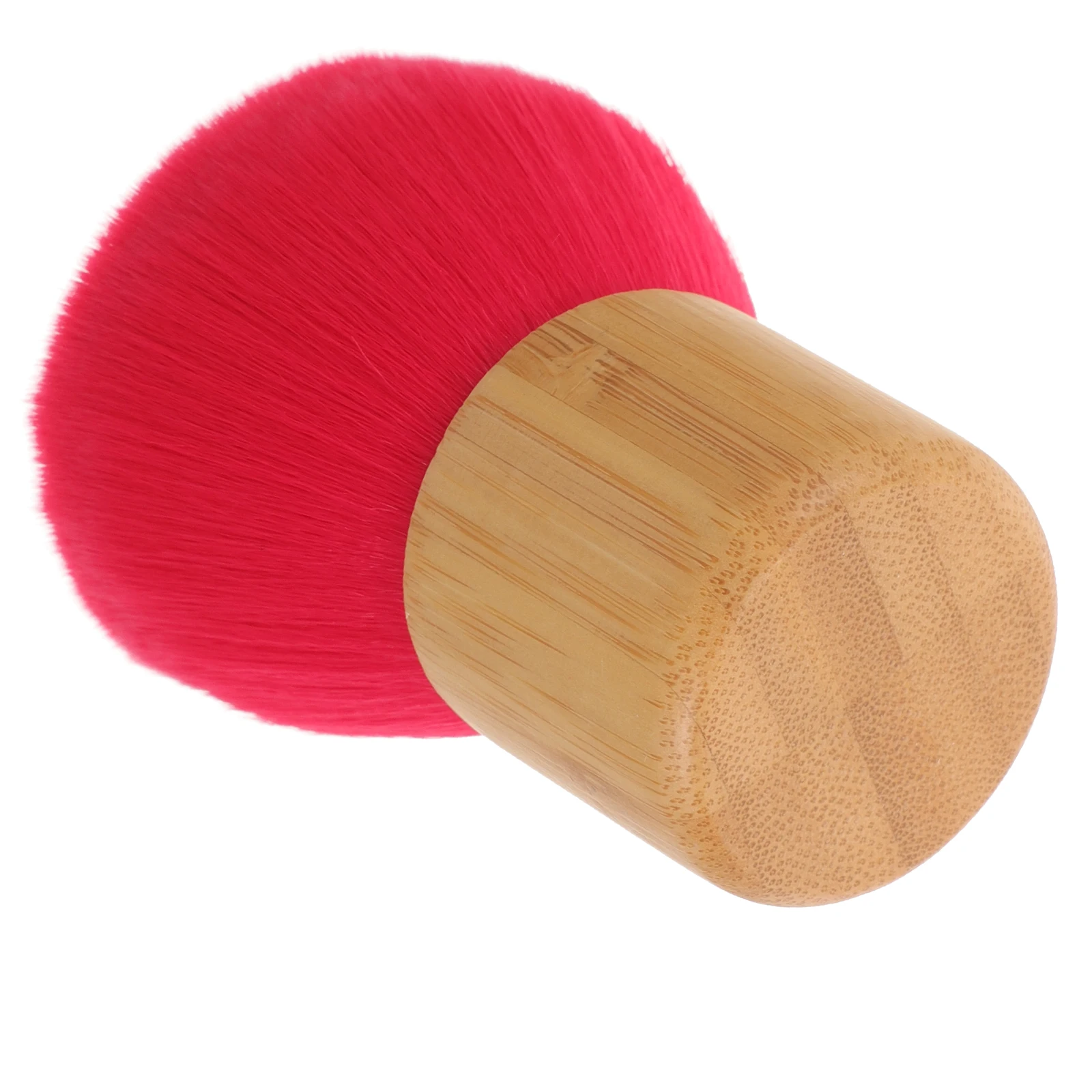 Pincel de pó de design exclusivo para rosto, pó solto, blush, tamanho de viagem, fibra artificial, ferramenta de maquiagem, presente