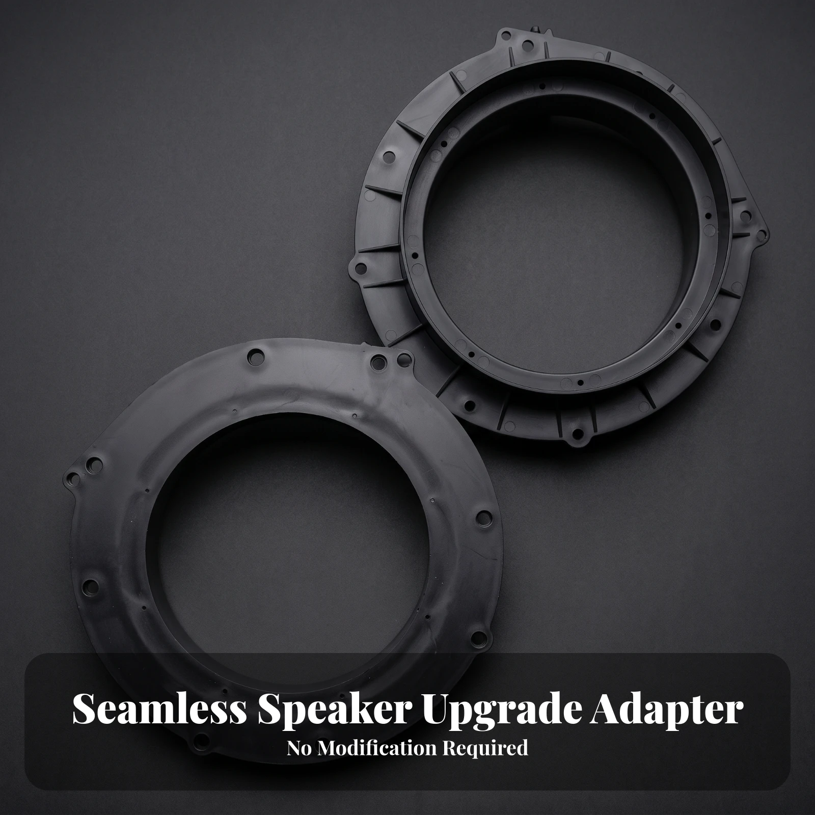 2 Pieces 6.5-Inch Speaker Rings Hassle-without Car Speaker Adapter Multi-Hole Sturdy for German Automotive Owners