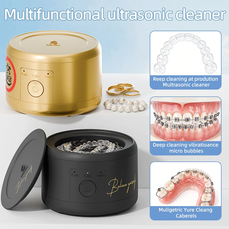 USB الكهربائية بالموجات فوق الصوتية العناية بالأسنان الأنظف متعدد الوظائف طقم أسنان الأقواس التجنيب صندوق التنظيف قرص منتشر