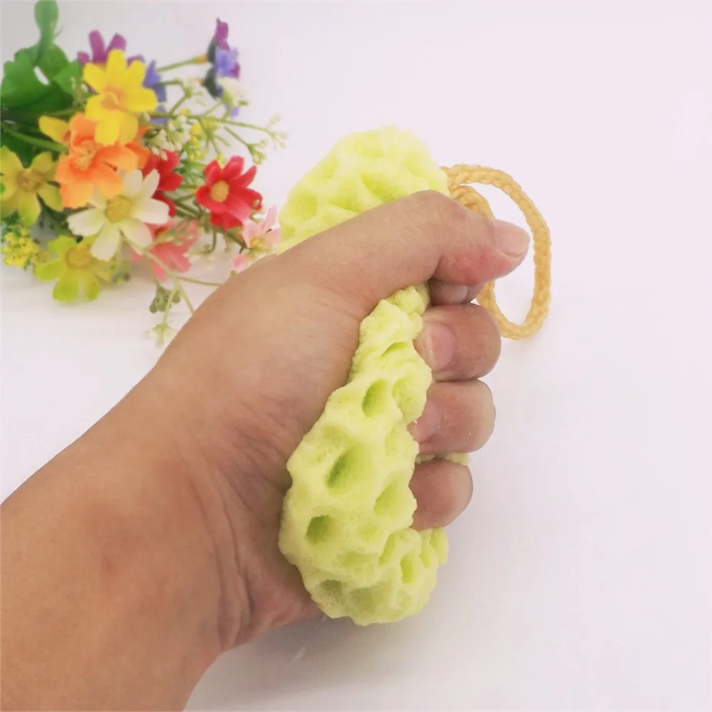 1/2PCS Natural Sea Wool Sponge Dead Skin Remover Exfoliating Massager Shower Pouf Cleaning Shower Brush Foam Body Facial Washing